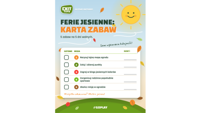 Jesienna przerwa w domu: 5 zabaw w ogrodzie