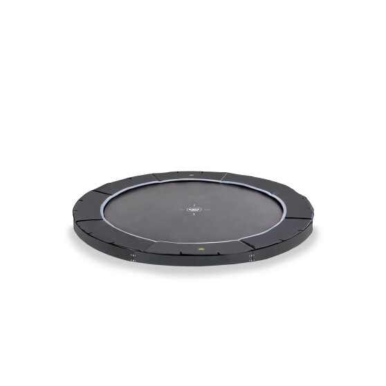 EXIT Dynamic ground level sports trampoline ø366cm - black
