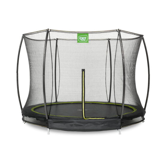 Trampolina ziemna Silhouette EXIT ø305cm z siatką zabezpieczającą - czarna