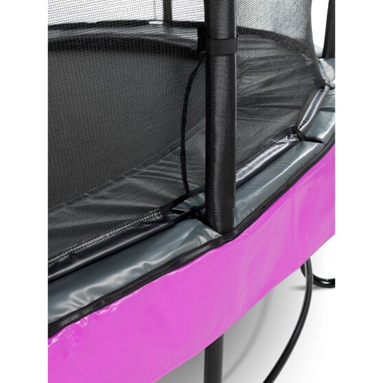 EXIT Elegant Premium trampoline ø253cm with Deluxe safetynet - purple