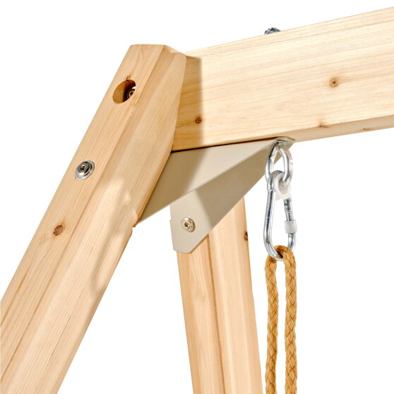 Drewniana huśtawka podw&oacute;jna EXIT Silvi