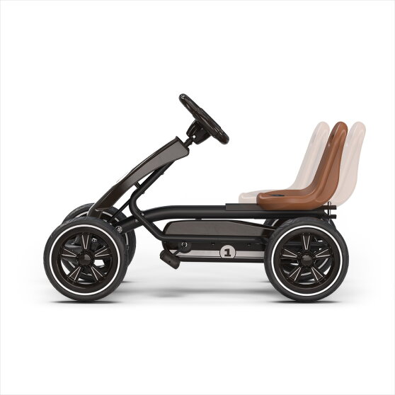 EXIT Foxy gokart dla dzieci czarny | gokart pedałowy od 2 lat