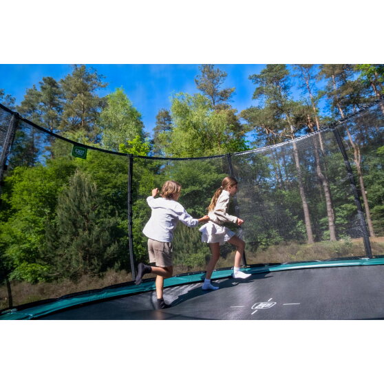 Trampolina Allure Classic EXIT &oslash;427cm - zielona