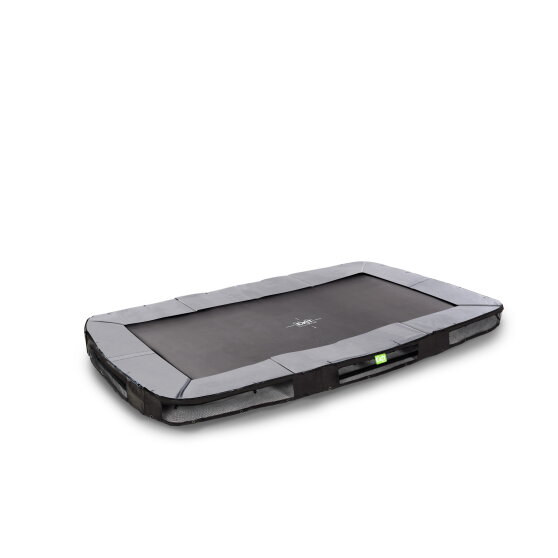 Trampolina ziemna sportowa Elegant Premium EXIT 214x366cm - czarna