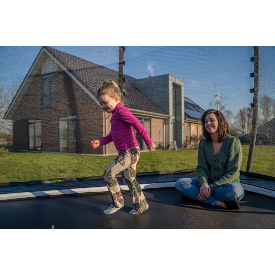 Trampolina Allure Premium EXIT 244x427cm - czarna