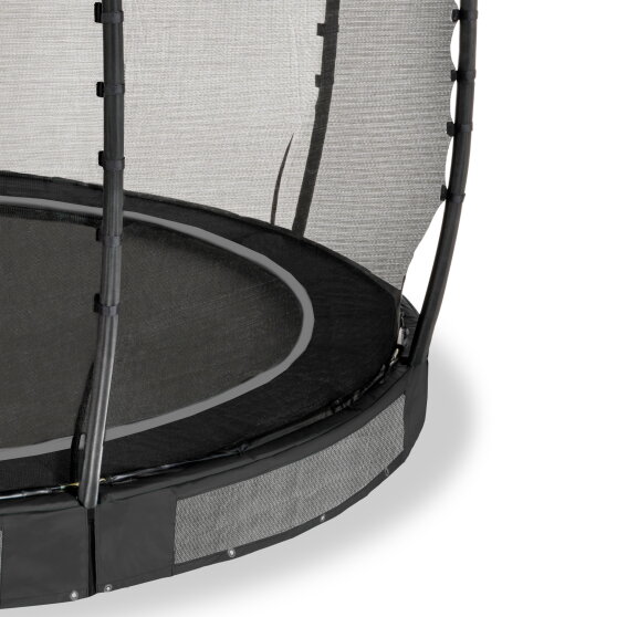 Trampolina ziemna Allure Premium EXIT ø366cm - czarna