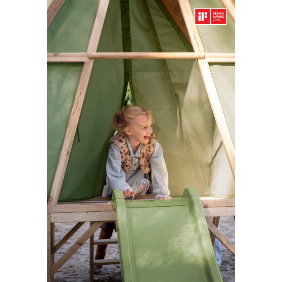 Domek dla dzieci ze zjeżdżalnią EXIT Toys Yuki 300