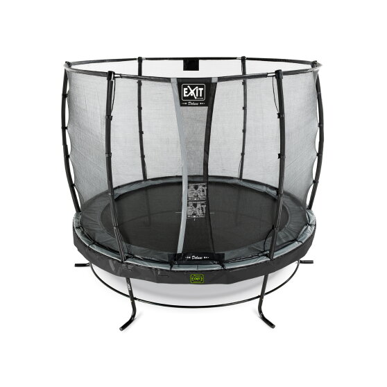 Trampolina Elegant Premium EXIT zestaw kompletny ø253cm - czarna