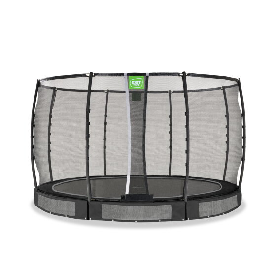 Trampolina ziemna Allure Premium EXIT &oslash;366cm - czarna