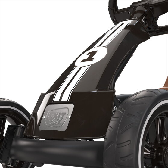 EXIT Foxy gokart dla dzieci czarny | gokart pedałowy od 2 lat