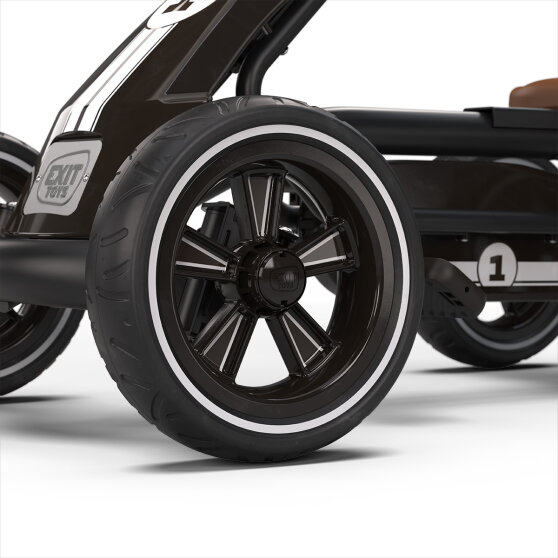 EXIT Foxy gokart dla dzieci czarny | gokart pedałowy od 2 lat