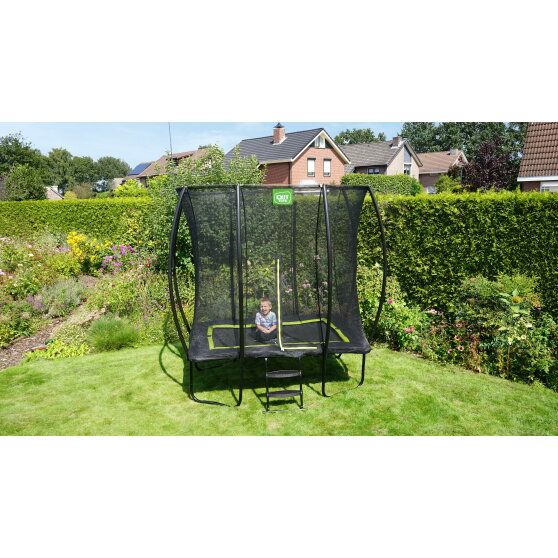 Trampolina Silhouette EXIT 153x214cm - czarna