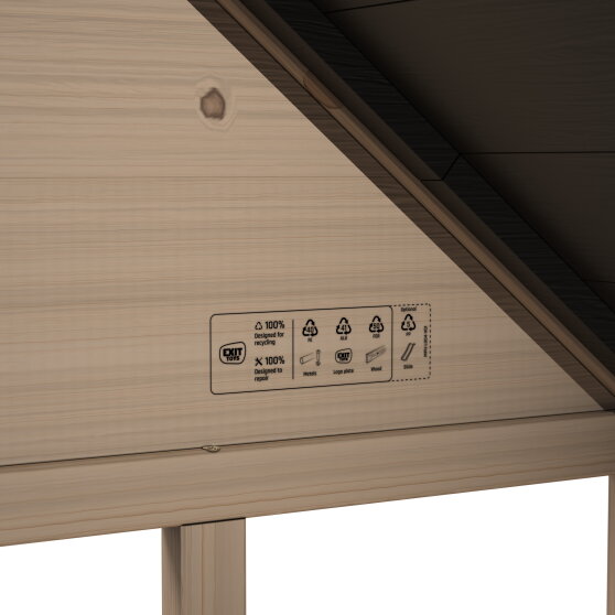 Drewniany domek dla dzieci Panorama 300 EXIT