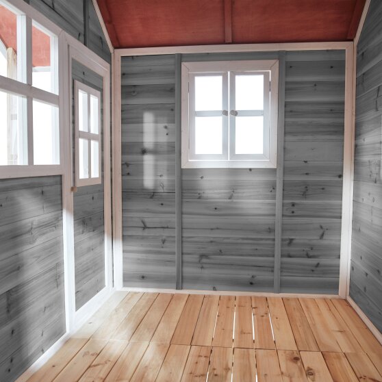 EXIT Loft 350 wooden playhouse - grey