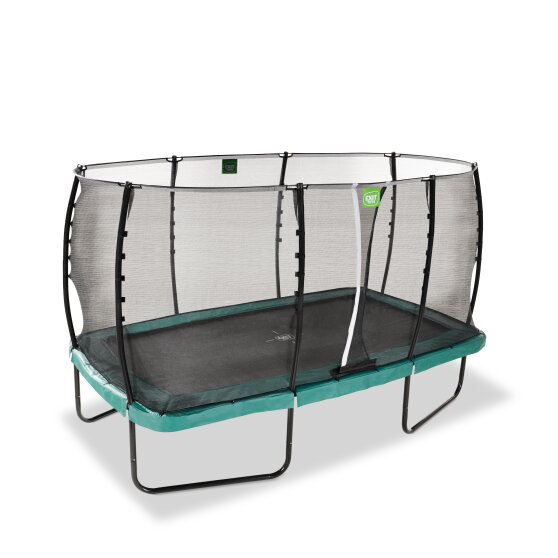 Trampolina Allure Classic EXIT 244x427cm - zielona