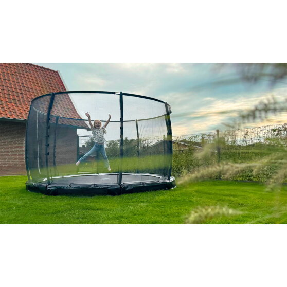 EXIT Allure Premium ground trampoline ø305cm - black