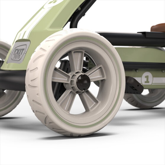 EXIT Foxy gokart z przyczepką dla dzieci zielony | od 2 lat
