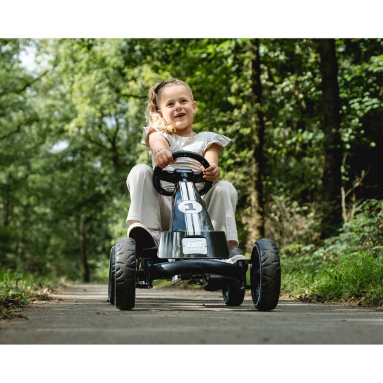 EXIT Foxy gokart dla dzieci czarny | gokart pedałowy od 2 lat
