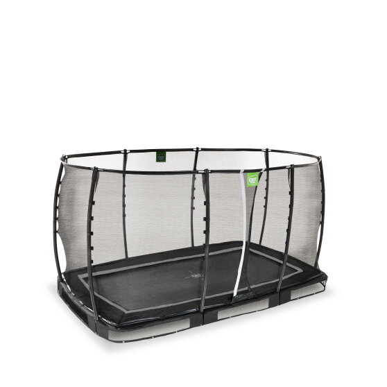 Trampolina ziemna Allure Premium EXIT 214x366cm - czarna