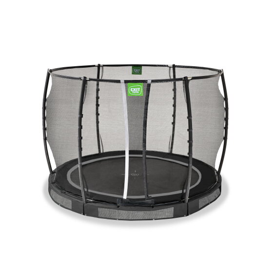 Trampolina ziemna Allure Premium EXIT ø305cm - czarna
