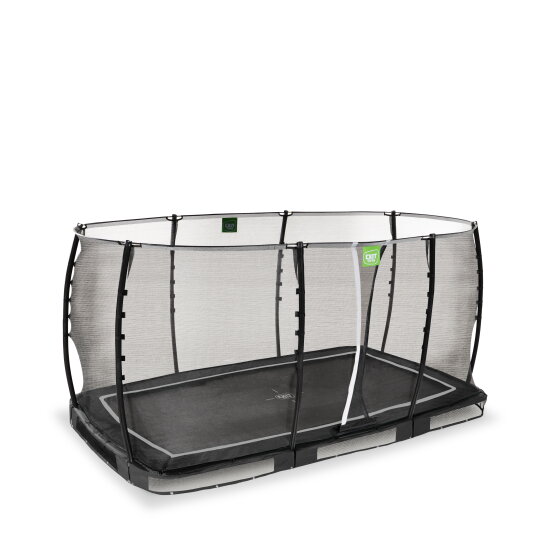 Trampolina ziemna Allure Classic EXIT 244x427cm - czarna