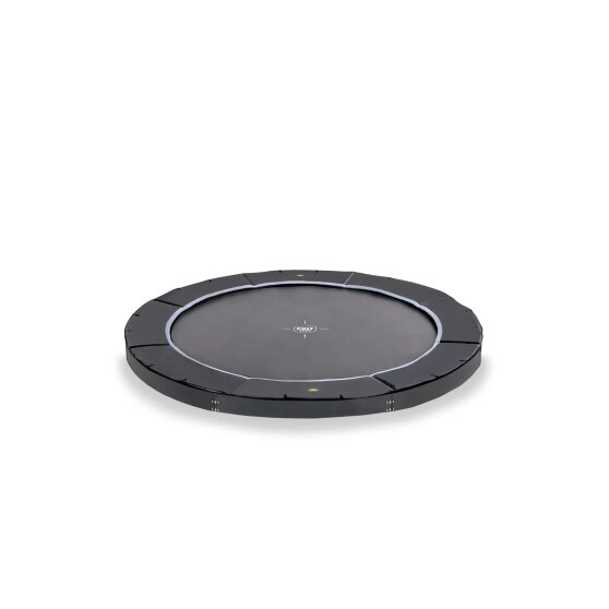 EXIT Dynamic ground level sports trampoline ø305cm - black