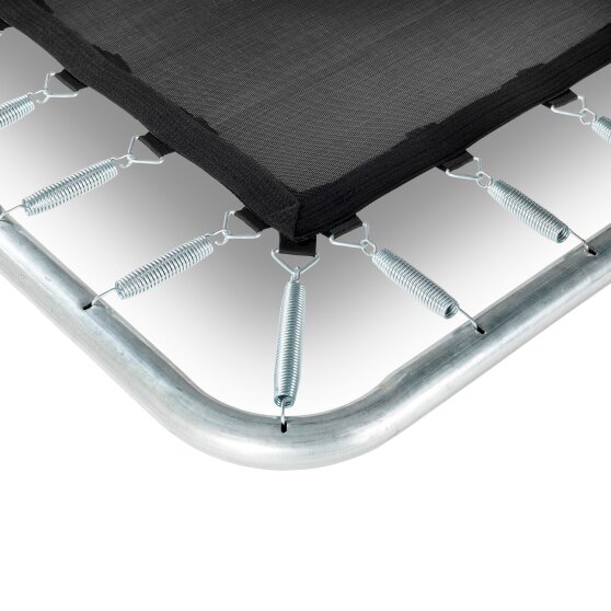 EXIT Silhouette ground trampoline 244x366cm with safety net - green