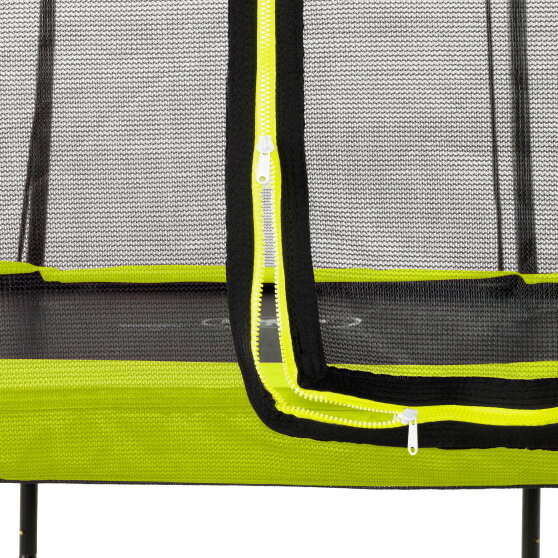 Trampolina Silhouette EXIT ø427cm - zielona + darmowy zestaw akcesoriów