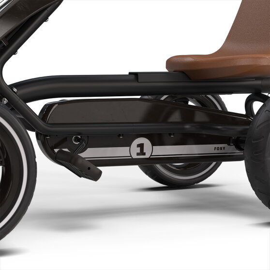 EXIT Foxy gokart dla dzieci czarny | gokart pedałowy od 2 lat