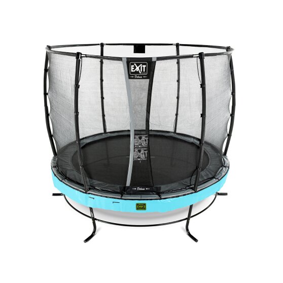 EXIT Elegant Premium trampoline ø253cm with Deluxe safetynet - blue