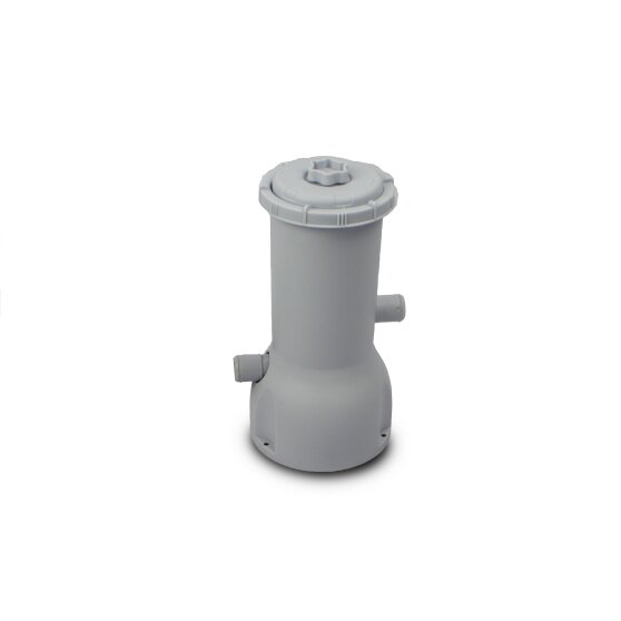 EXIT Stone pool ø450x122cm with filter pump - grey