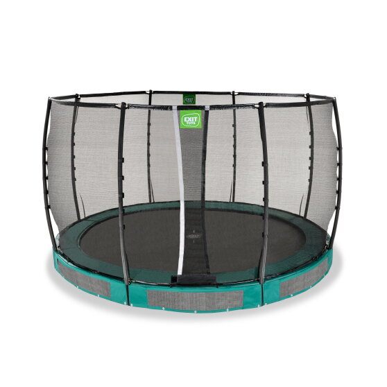 Trampolina ziemna Allure Premium EXIT ø366cm - zielona