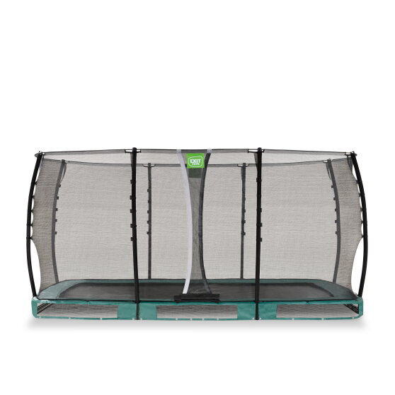 Trampolina ziemna Allure Classic EXIT 244x427cm - zielona