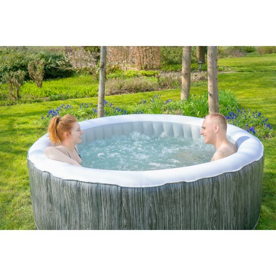 EXIT Wood Deluxe spa ø204x65cm - dark grey