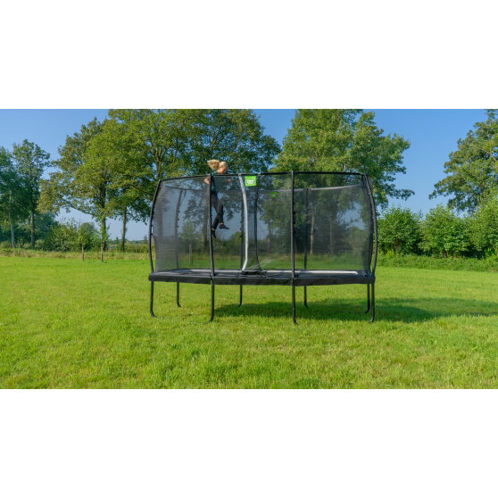 Trampolina Allure Premium EXIT 214x366cm - zielona