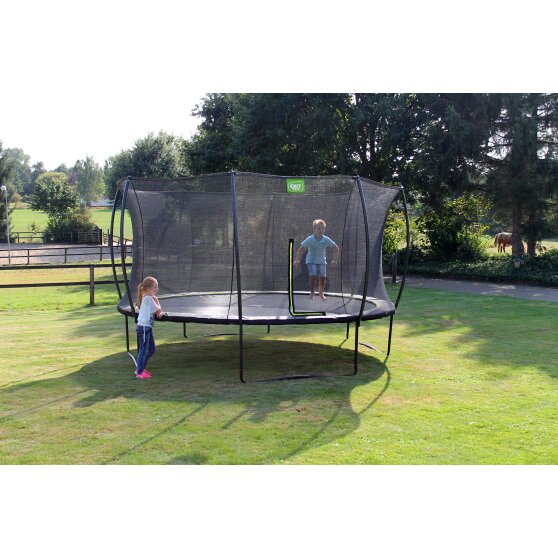 EXIT Silhouette trampoline ø427cm - black
