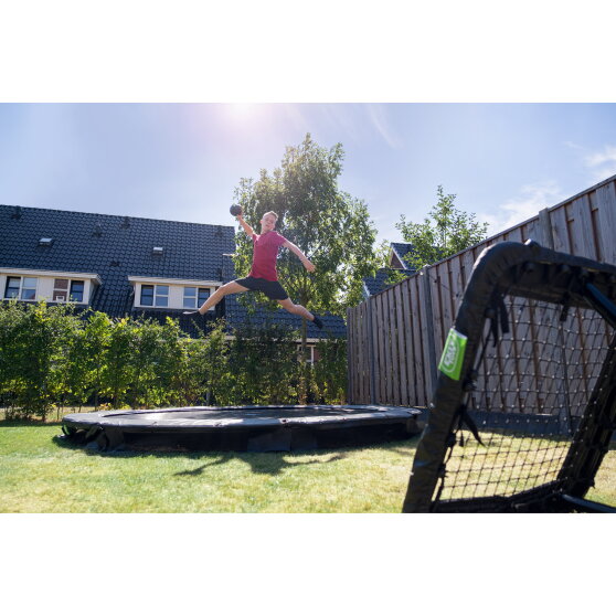 EXIT Elegant Premium ground sports trampoline ø305cm - black