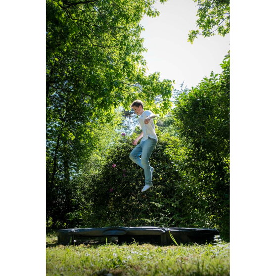 Trampolina ziemna sportowa Silhouette EXIT ø305cm - czarna