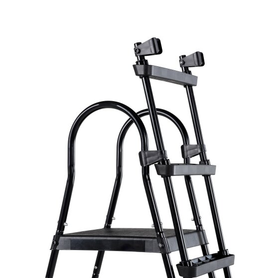 EXIT pool ladder for frame height of 108-122cm - black