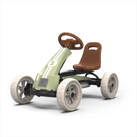 EXIT Foxy gokart dla dzieci zielony | gokart pedałowy od 2 lat