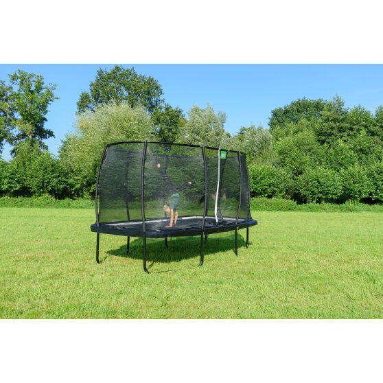 Trampolina Allure Premium EXIT 214x366cm - czarna