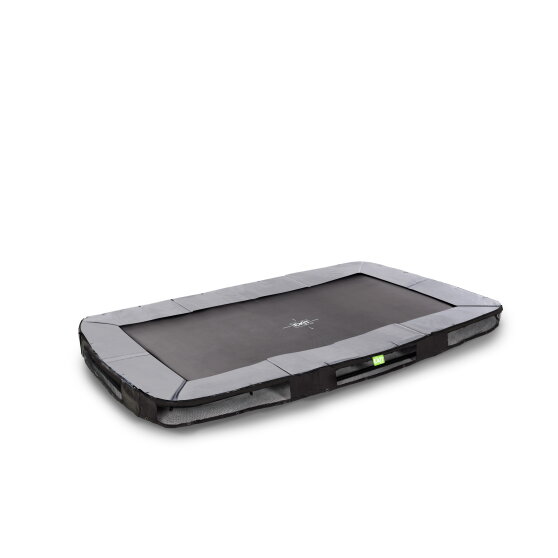 Trampolina ziemna sportowa Elegant Premium EXIT 244x427cm - czarna