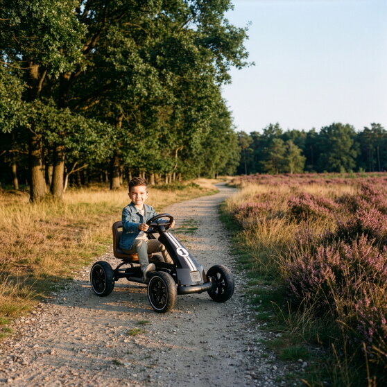 EXIT Foxy gokart dla dzieci czarny | gokart pedałowy od 2 lat