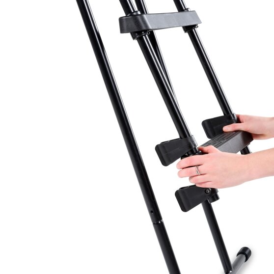 EXIT pool ladder for frame height of 108-122cm - black