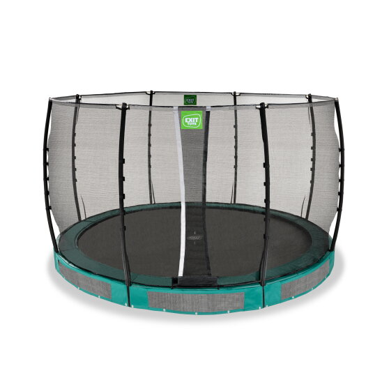 Trampolina ziemna Allure Classic EXIT &oslash;366cm - zielona