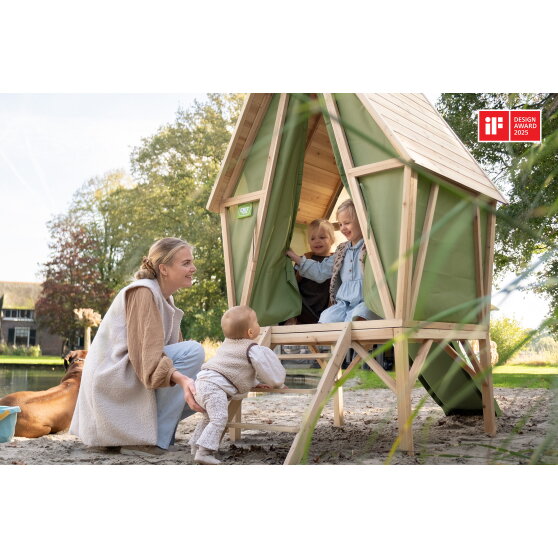 Domek dla dzieci ze zjeżdżalnią EXIT Toys Yuki 300