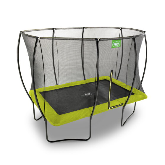 Trampolina Silhouette EXIT 214x305cm - zielona