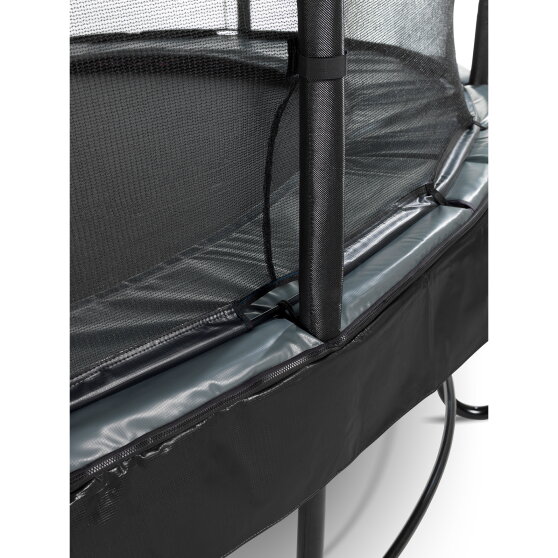 Trampolina Elegant Premium EXIT zestaw kompletny ø253cm - czarna