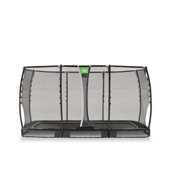 Trampolina ziemna Allure Premium EXIT 214x366cm - czarna