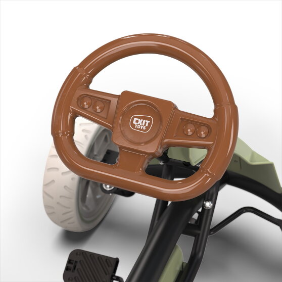 EXIT Foxy gokart dla dzieci zielony | gokart pedałowy od 2 lat